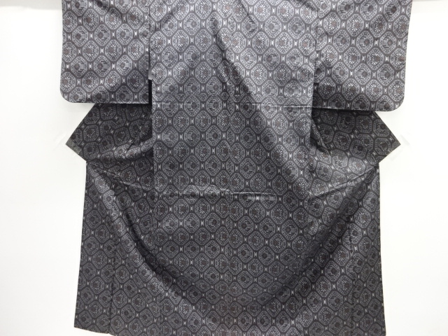 花蜀江紋織り出し西陣伝承紬着物アンサンブル